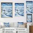 thumbnail image 4 of Designart "Solitude Amidst Winter s Snow IV" Landscape & Nature Floater Framed Canvas Print, 4 of 7