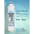 thumbnail image 4 of Brio Stage-3 Reverse Osmosis Membrane Replacement Water Cooler Filter, 4 of 6