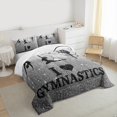 thumbnail image 3 of Castle Fairy 3-Piece Full Gymnast Dance Bedding Comforter Set, 3 of 8