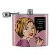 thumbnail image 2 of Some of Us Weren't Meant To Work Funny Humor Stainless Steel 5oz Hip Drink Kidney Flask, 2 of 4