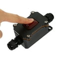 thumbnail image 6 of HEMOTON Inline Cord Switch On/Off Toggle for Outdoor 2 Position Black PC Material, 6 of 8