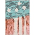 thumbnail image 2 of Unique Loom Whimsy Kids Collection Area Rug - Americana (4' 1" x 6' 1" Rectangle Red and Blue/Ivory), 2 of 9