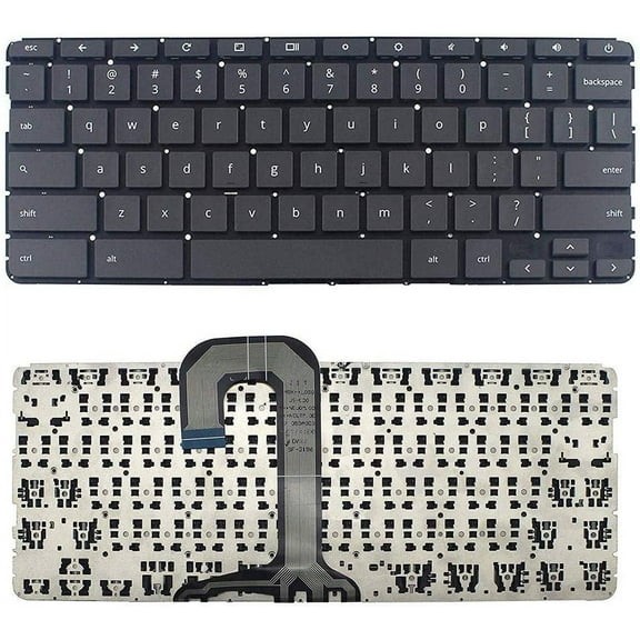 New US Black English Laptop Keyboard (Without Frame) for HP Chromebook 14-DB 14-DB0020NR 14-DB0023DX 14-DB0025NR 14-DB0030NR 14-DB0031NR 14-DB0040NR 14-DB0041WM 14-DB0043WM 14-DB0044WM 14-DB0050NR
