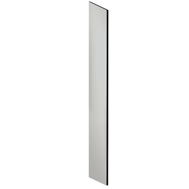 Salsbury 30034GRY Side Panel Open Access Designer Wood Locker - 18 Inches Deep - With Sloping Hood - Gray