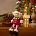 thumbnail image 4 of Kiddiway Long Legs Elf with Light Plush - Sitting Stuffed Animal Figurine for Mantel Table, Cute Plushies for Christmas Centerpiece, 4 of 5