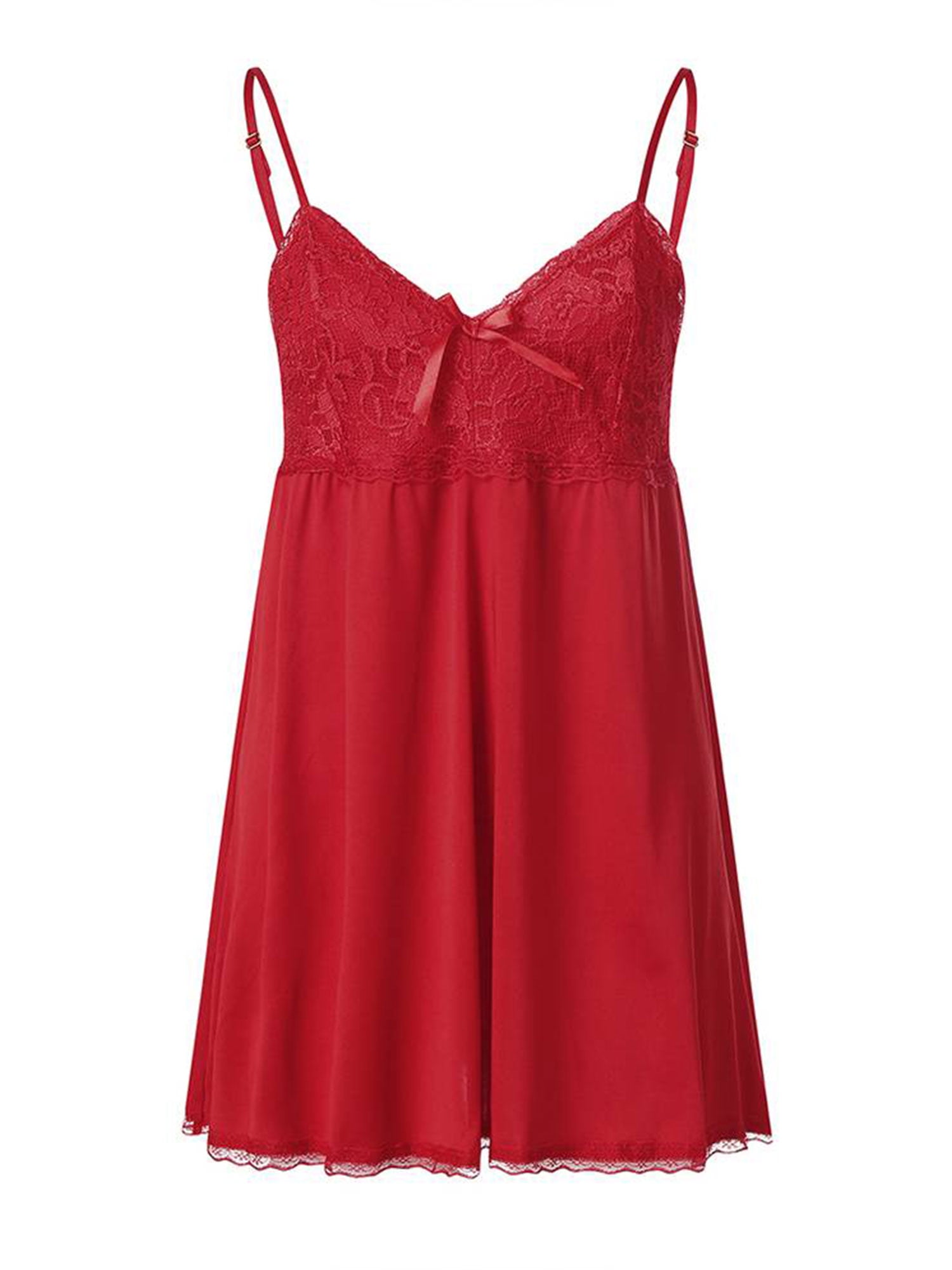 JustVH Womenss Plus Size Nightgown Cami Slip Sleepwear Female Pajamas