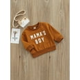 thumbnail image 3 of xiaxaixu Pull Bébé Chaud à Manches Longues Col Rond Lettre Pull Design Imprimé, 3 of 8