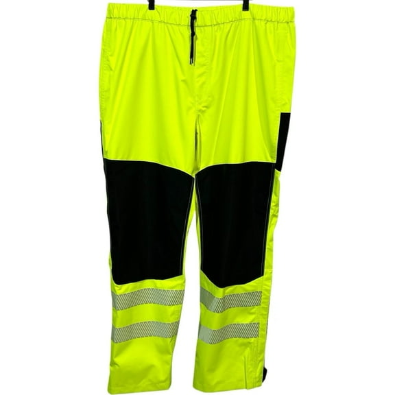 Carhartt Mens Hi-Vis Storm Defender Waterproof Pants 2XLTall (46X33)Yellow Black