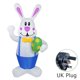 thumbnail image 2 of Juguetes inflables de conejo de huevo de Pascua con accesorio LED incorporado para exteriores (Reino Unido) Likrtyny juguetes de los niños, 2 of 9
