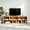 Light wood, variant on AUU Modular Freestyle TV Stand in Light Wood – Adjustable Media Console with Open Shelving, Modern Minimalist Entertainment Center with Customizable Layout for Living Room, Bedroom, or Apartment