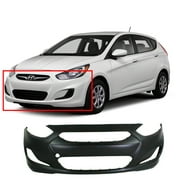 Primed Front Bumper Cover for 2012-2014 Hyundai Accent Sedan/Hatchback HY1000188