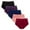 Wine, variant on cfhntfmh 5pc Womens Cotton Underwear Stretchy High Waisted Plus Size Panties Breathable Solid Color Full Coverage Briefs