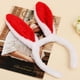 thumbnail image 4 of Diadema con orejas de conejito de peluche suave, tocado con Orejas de conejo de dibujos animados, Aro para el pelo de Pascua, 4 of 5