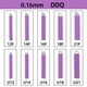 thumbnail image 1 of DDQ-cuchillas Tebori moradas para Microblading, agujas de tatuaje, maquillaje permanente, 12, 14, 16, 18, 21, cuchillas manuales para cejas, 0,16mm, 1 of 4