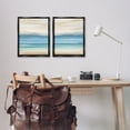 thumbnail image 3 of Stupell Industries Subtle Beach Seascape Landscape Painting Black Floater Framed Canvas Art Print Wall Art, 17 x 21, Set of 2, 3 of 10