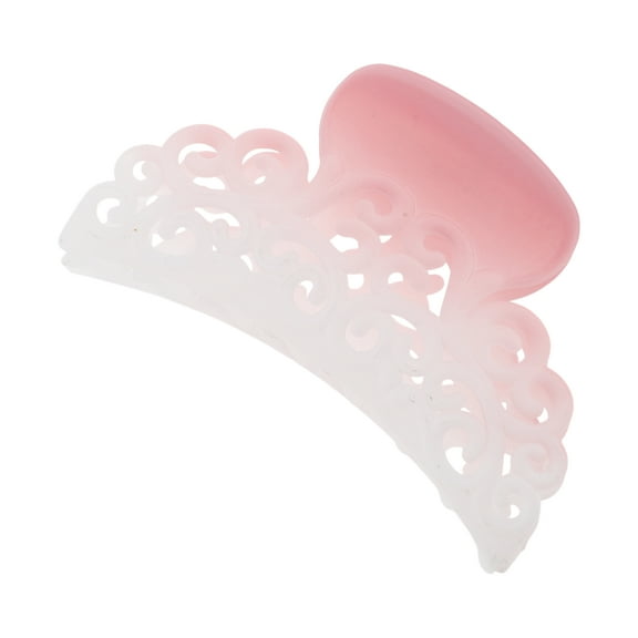 Unique Bargains 1 Pc Christmas Hair Clips Flowers Hairdo Clip for Christmas 3.54"x2.17"x1.38" Gradient Pink