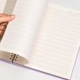 thumbnail image 7 of LYINGF B5 Transparent Cover English Loose Notebook,Telescoping Binder Notebook,B5 Spiral Ring Notepaper Refillable Double Line English Writing Journal Detachable Ring Lined Paper Notebook ﻿, 7 of 7