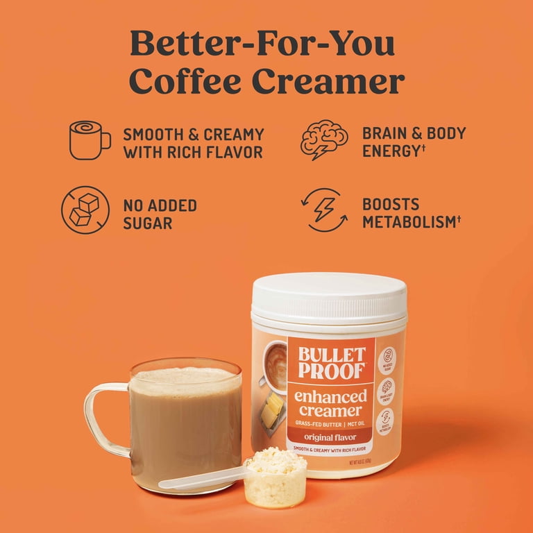 Bulletproof Original Creamer, 14.8 Oz, Keto Coffee Creamer