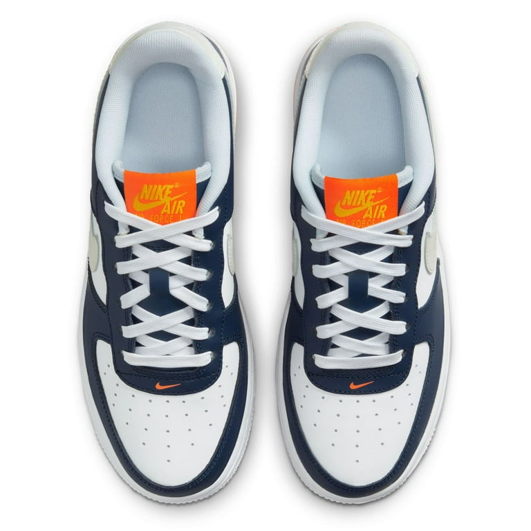 Nike Air Force Low LV8 BG Sneakers for Big Kids Navy/White