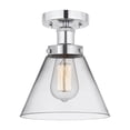 thumbnail image 4 of Innovations Lighting - Cone - 1 Light Semi-Flush Mount In Industrial Style-9.75, 4 of 5
