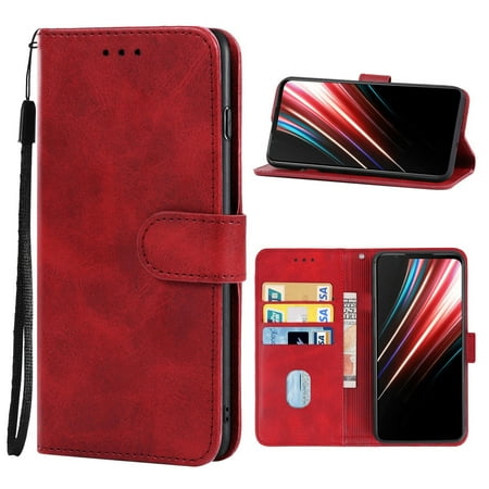 Leather Phone Case For ZTE nubia Red Magic 5G / 5S(Red)