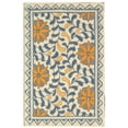 thumbnail image 2 of Safavieh Chelsea Alondra Bordered Wool Area Rug, Ivory/Blue, 2'6" x 4', 2 of 12