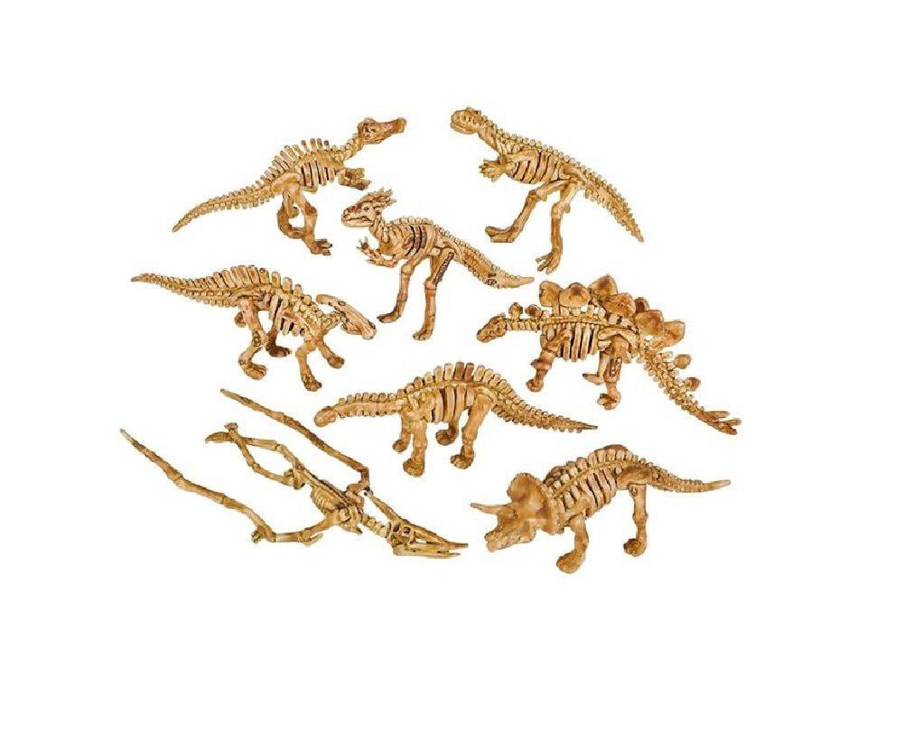 Novelty Treasures Awesome 2 Inch Skeleton Dinosaur Figures Set of 48 School Acti