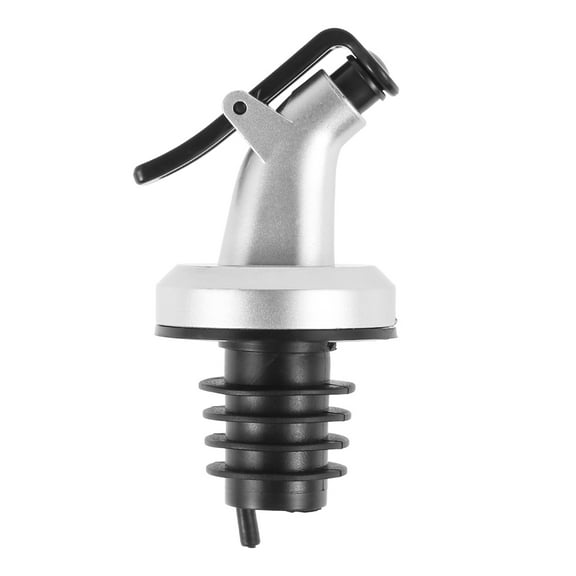 Toorise Oil Spout Stainless Steel Oil Bottle Pourer Leak-proof Olive Oil Dispenser Vinegar Bottle Stopper Speed Pourer Dust Cap Covers for Oil Wine Vinegar Bottles