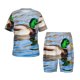 thumbnail image 1 of Balery Mallard Duck Swimming In A River Conjunto de Pijama Infantil de Manga Corta con Estampado – Ropa de Dormir de Algodón Suave-X-Large, 1 of 6