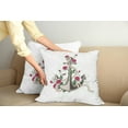 thumbnail image 2 of Ambesonne Anchor Throw Pillow Cover 2 Pack, Romantic Marine, 16", Taupe Pink Green, 2 of 7