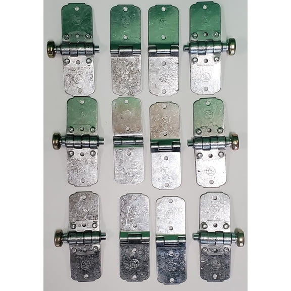 18 Piece Todco Style Hinge 1"Roller Kit - Roll up Truck Door 2 Panel Replacement