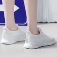 thumbnail image 1 of Zapatillas de deporte para mujer Zapatos para correr con cordones para caminar para actividades al aire libre (40) Blanco Wdftyju Tenis De Mujer Tenis De Hombre, 1 of 6