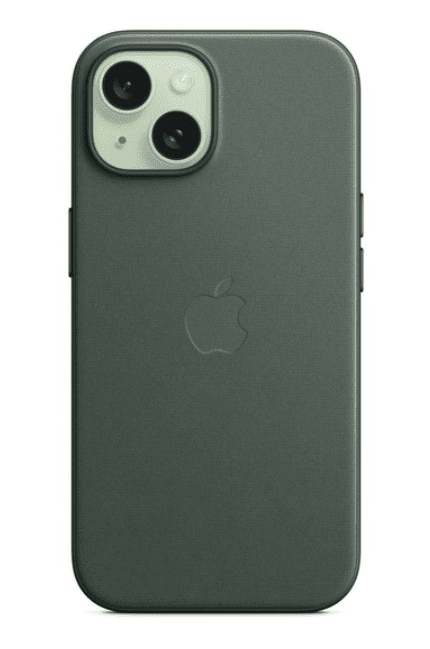 Apple iPhone 15 FineWoven Case with MagSafe - Evergreen