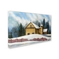 thumbnail image 2 of Trademark Fine Art 'Yellow Barn Winter' Canvas Art by Debbi Wetzel, 2 of 3