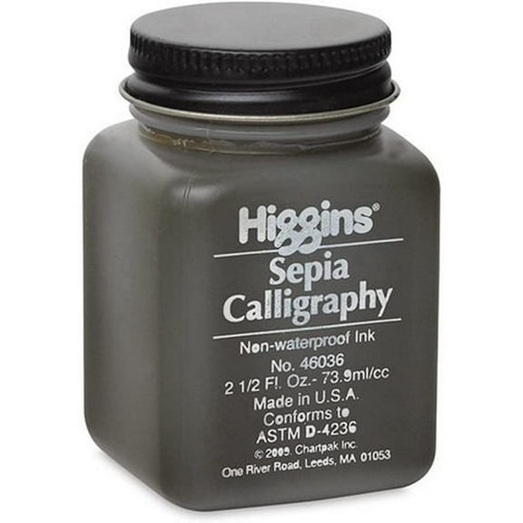 Higgins Non-Waterproof Sepia Calligraphy Ink