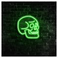 thumbnail image 1 of Letrero De Neón De Calavera, Ideal Para Fiestas, Festivales, Decoración De Pared Personalizada, Regulable, 38cmx38cm, 1 of 2