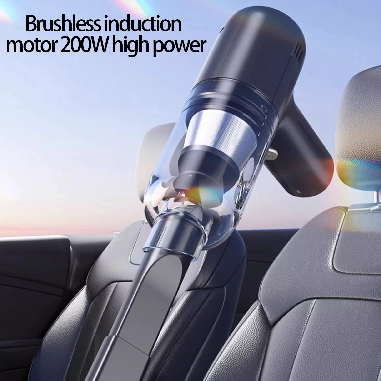 Handheld Vacuum Cleaner - 7.7 x 6.4 x 2.7in, 90W 6500Pa