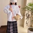 thumbnail image 4 of Bolso Hobo Hinchado Wdftyju para Mujer con Correa de Cuerda Trenzada y Cierre de Cremallera, 4 of 9