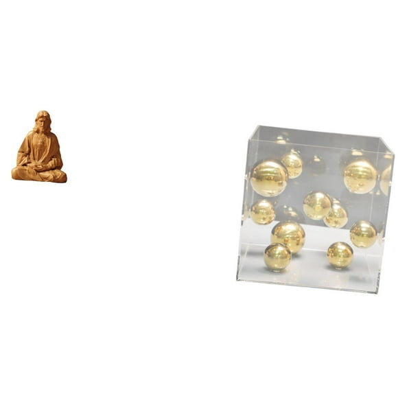 Figura del Corazón de Jesús con cubierta de acrílico transparente, adorno coleccionable de mesa para el hogar, la oficina, el pasillo y el dor