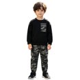 thumbnail image 2 of YWIYIUD Toddler Baby Boy Clothes Sets 2 Piece Long Sleeve Pullover Sweatshirt and Sweatpants Clothing Sets Fall Winter Warm Tracksuit Sets Kids Sweatsuit Outfits for Toddler Boys 5-7 Years, 2 of 5