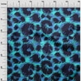 thumbnail image 2 of oneOone Cotton Jersey Medium Blue Fabric Animal Skin Fabric For Sewing Printed Craft Fabric By The Yard 58 Inch Wide-9K8, 2 of 4