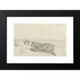 thumbnail image 2 of Richard Nicolaüs Roland Holst 18x13 Black Modern Framed Museum Art Print Titled - Wife of Richard Roland Holst in Bed, to the Left (1878 - 1938), 2 of 5
