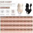 thumbnail image 5 of Body moldeador de cuerpo con escote en V profundo para mujer, Body sin tirantes y sin espalda, ropa moldeadora, 5 of 5