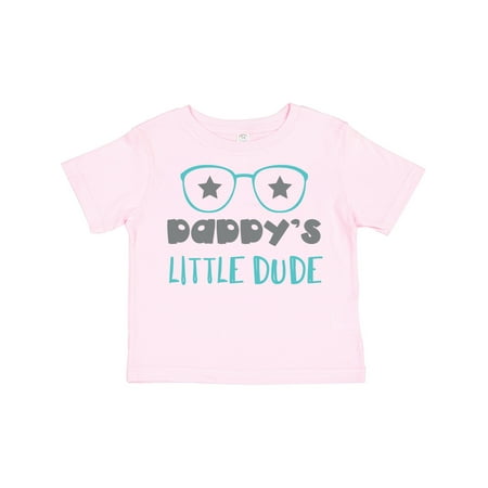 

Inktastic Daddy s Little Dude Glasses Stars Dad Son Gift Toddler Boy Girl T-Shirt