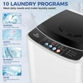Nictemaw Portable Washing Machine 17.8Lbs 2.4 Cu.ft Full Automatic