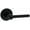 Matte Black, variant on Safe Lock Reminy Entry Door Lever, Bright Chrome