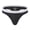 1Pack:Black, variant on TANBOM Men's Striped T-Back Thong Bulge Pouch Soft Breathable Tagless Design Comfortable G-Strings Black M
