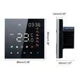 thumbnail image 7 of Smart Thermostat 3A Digital Programmable LCD Display Touchscreen Underfloor Heating Temperature Controller Digital Intelligent Wall Thermostat for Water Heating, 7 of 7