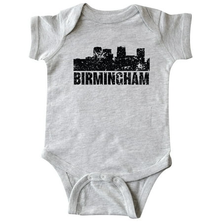 

Inktastic Birmingham Skyline Grunge Gift Baby Boy or Baby Girl Bodysuit