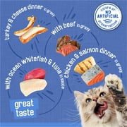 Purina Friskies Shreds Gravy Variety Pack, Wet Cat Food, 5.5 oz Cans